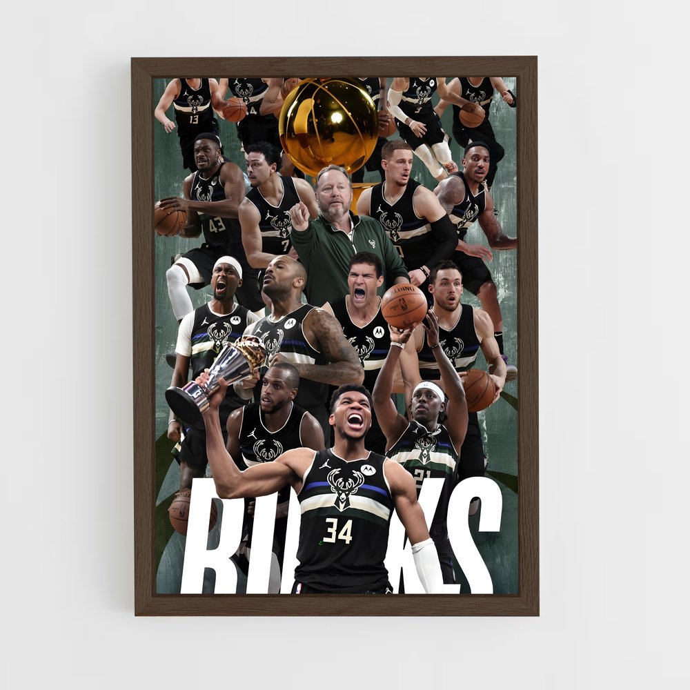 Poster Celtics vs Bucks – affiche Basketball (vue 5)